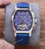Fake Vacheron Constantin Malte Perpetual Calendar 41mm Watches Blue Dial